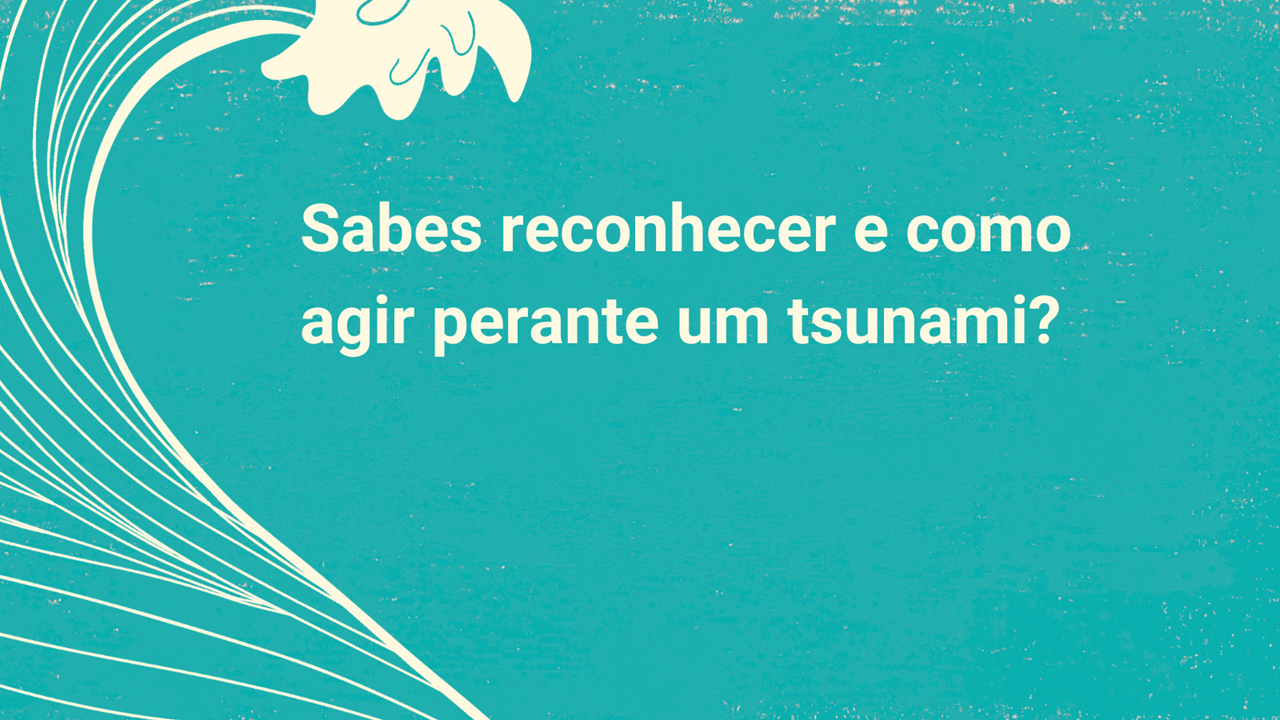 Dia Mundial de Sensibilização para o Risco de Tsunami EstudoemCasa